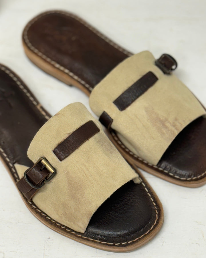 Imperfect - Pompei Sandals - 39 Beige / Cacao