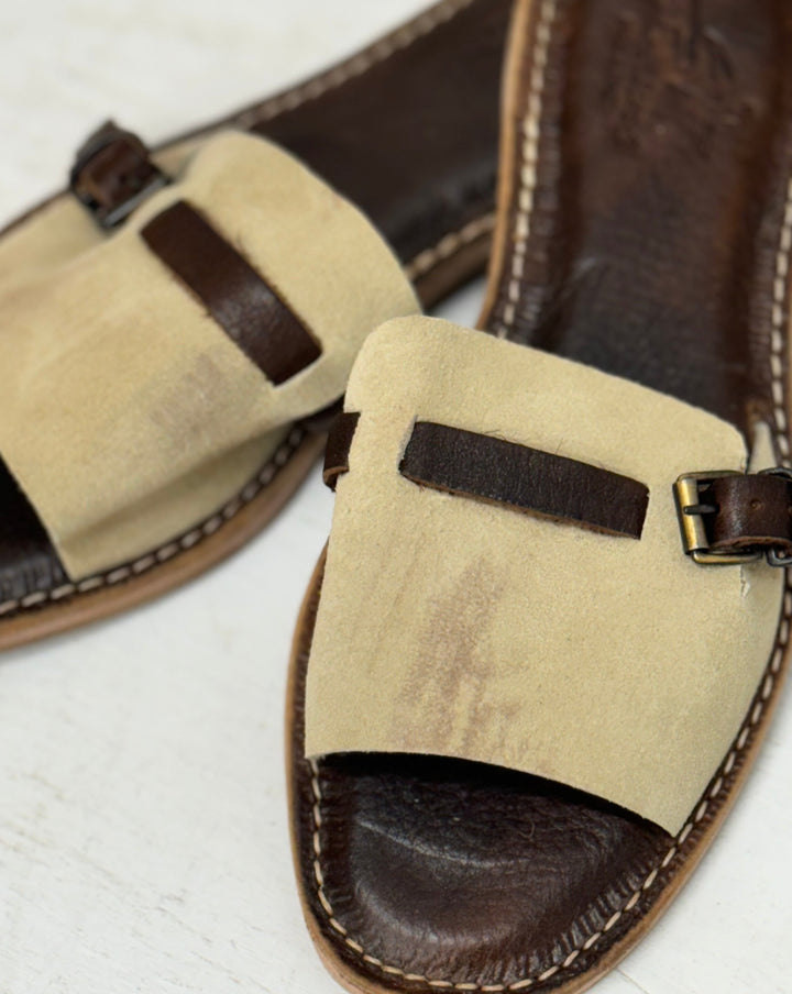 Imperfect - Pompei Sandals - 39 Beige / Cacao