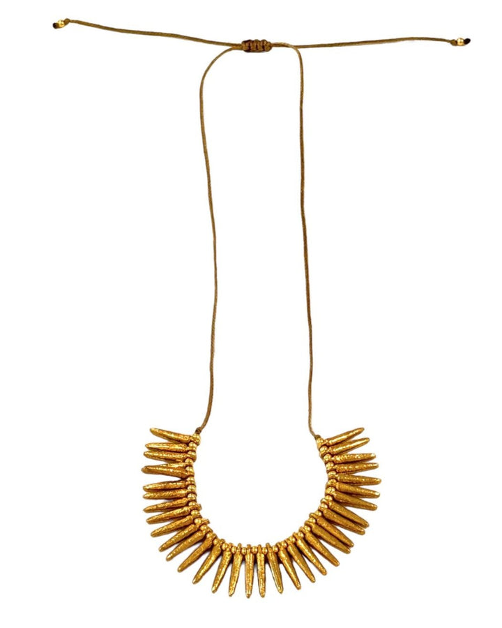 AGLAEA BRASS NECKLACE - La Casa by Importante