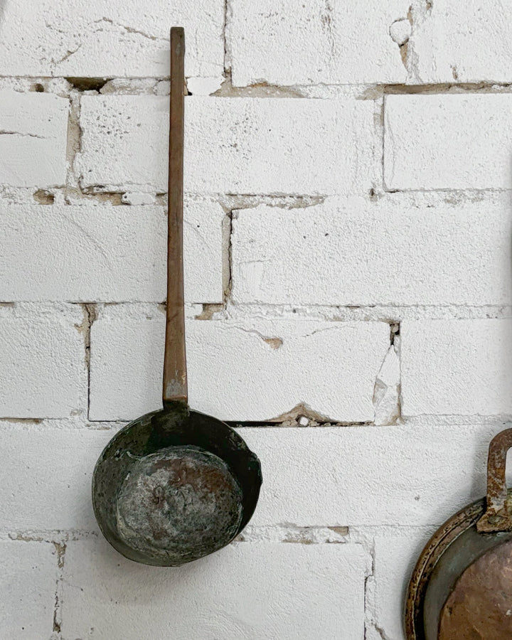 Antique French copper and metal ladle - La Casa by Importante