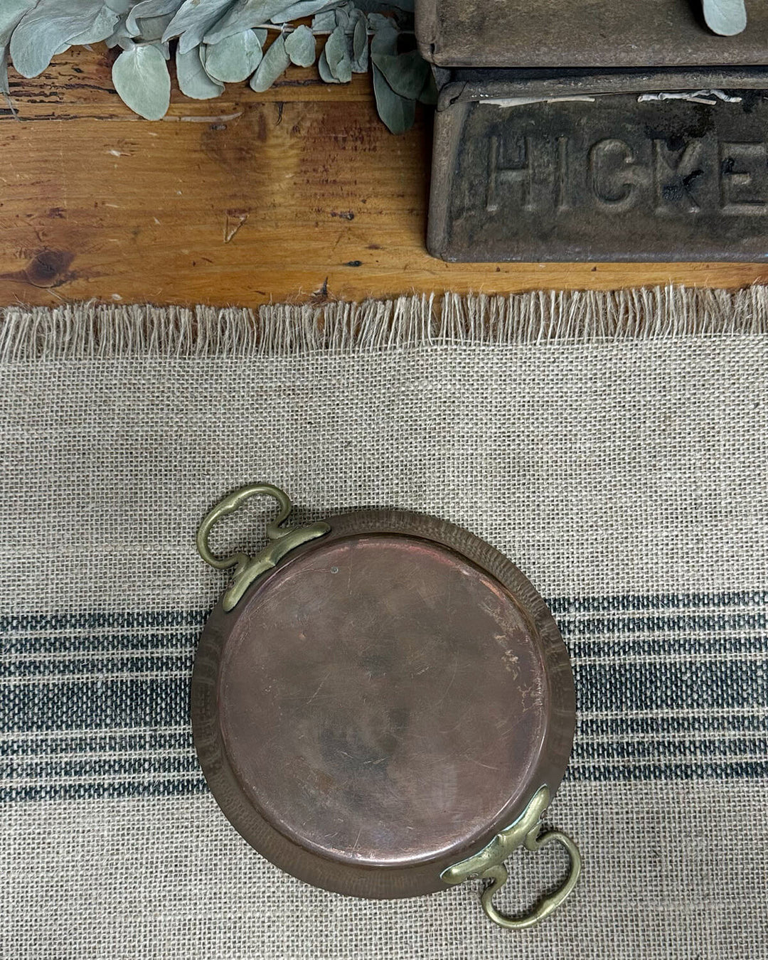 Antique French copper pan - La Casa by Importante