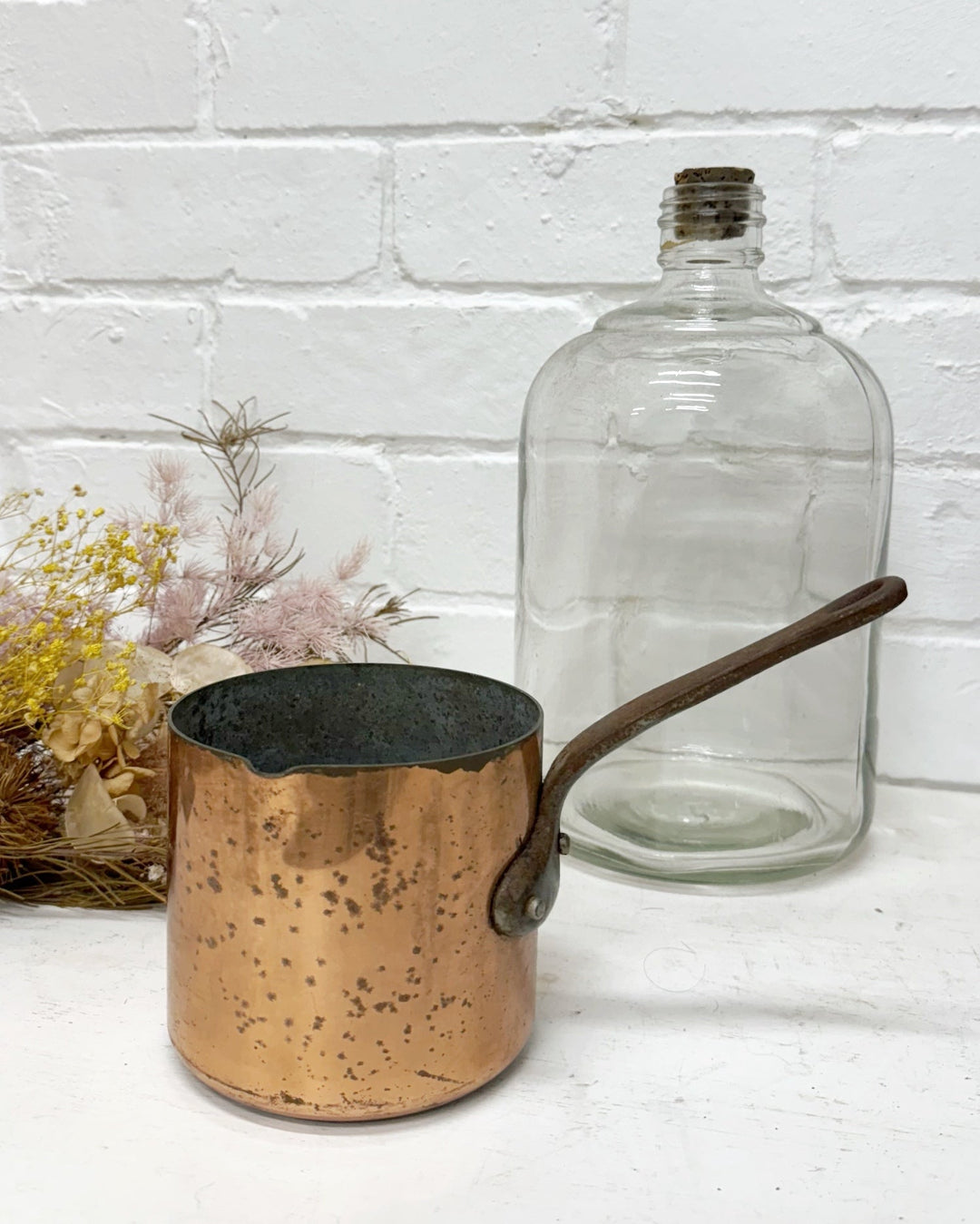 Antique French copper saucepan - La Casa by Importante