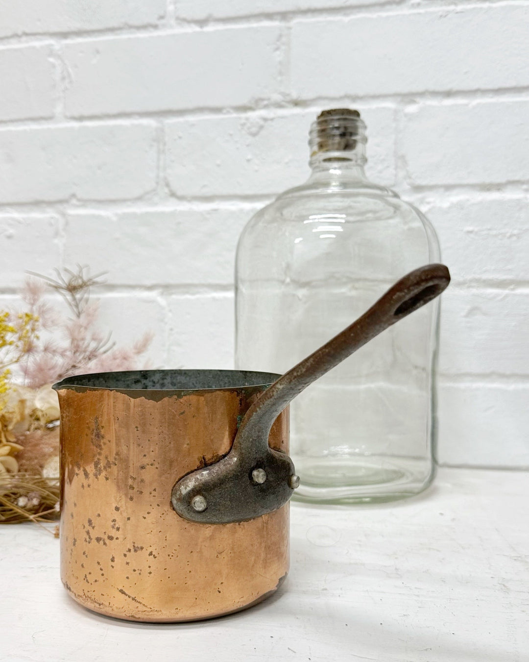 Antique French copper saucepan - La Casa by Importante