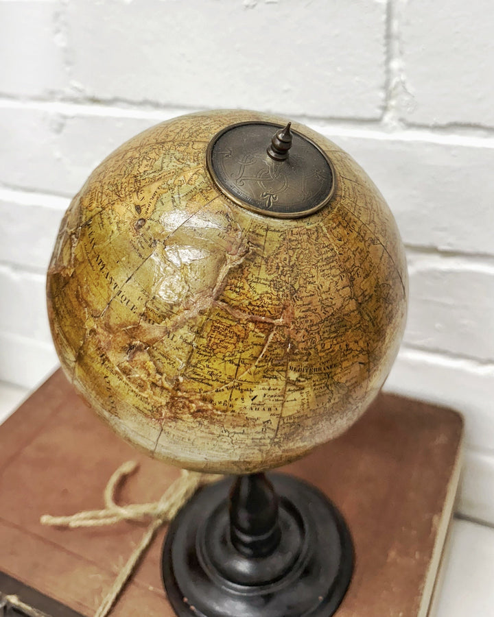 Antique French table globe - La Casa by Importante