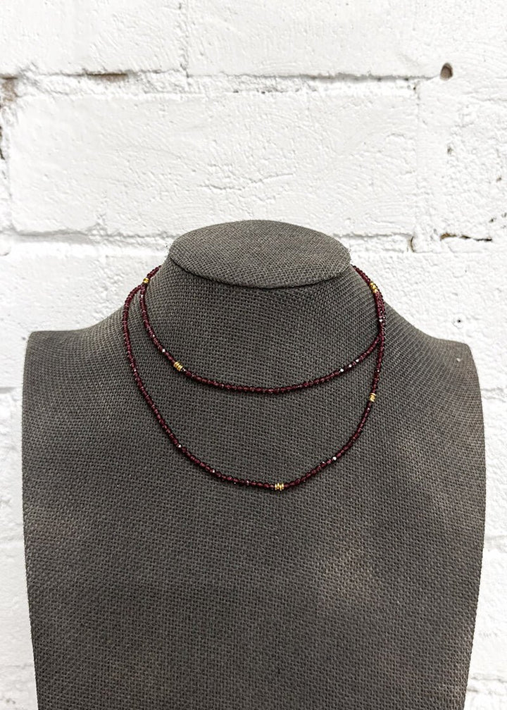 BALAMANI GARNET NECKLACE - La Casa by Importante