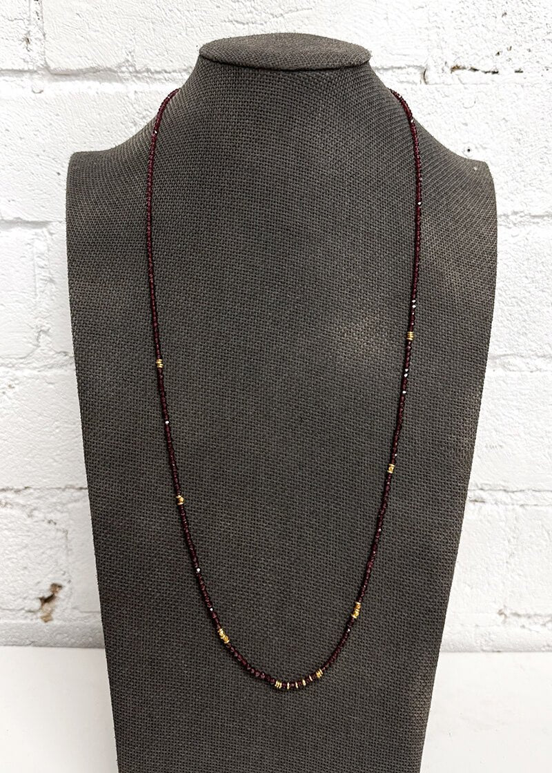 BALAMANI GARNET NECKLACE - La Casa by Importante