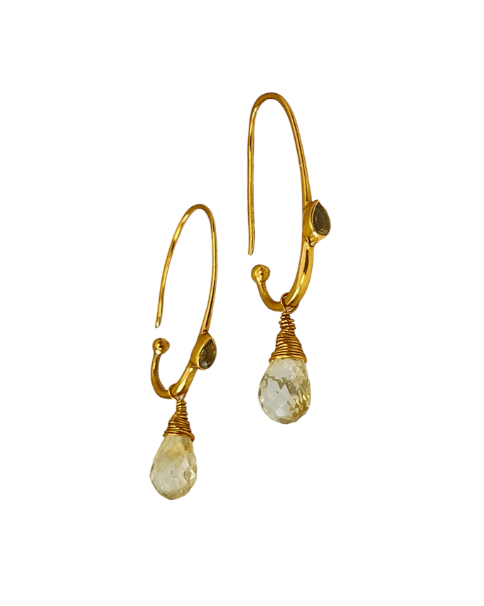 CLEOPATRA CITRINE EARRINGS - La Casa by Importante