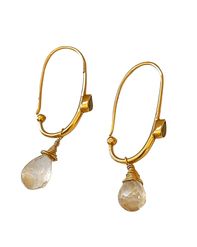 CLEOPATRA CITRINE EARRINGS - La Casa by Importante