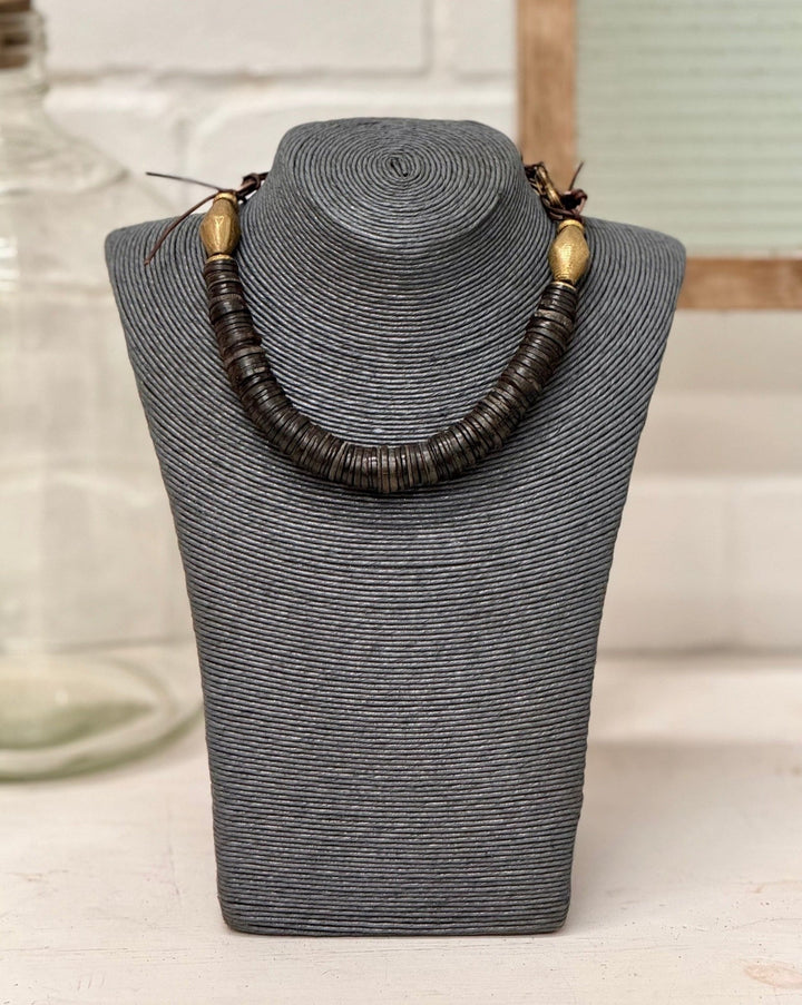 Coconut shell neckpiece by US designer Debe Dohrer - La Casa by Importante