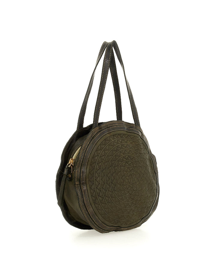 ELETTRA - MEDIUM MANDALA ROUND BAG - La Casa by Importante