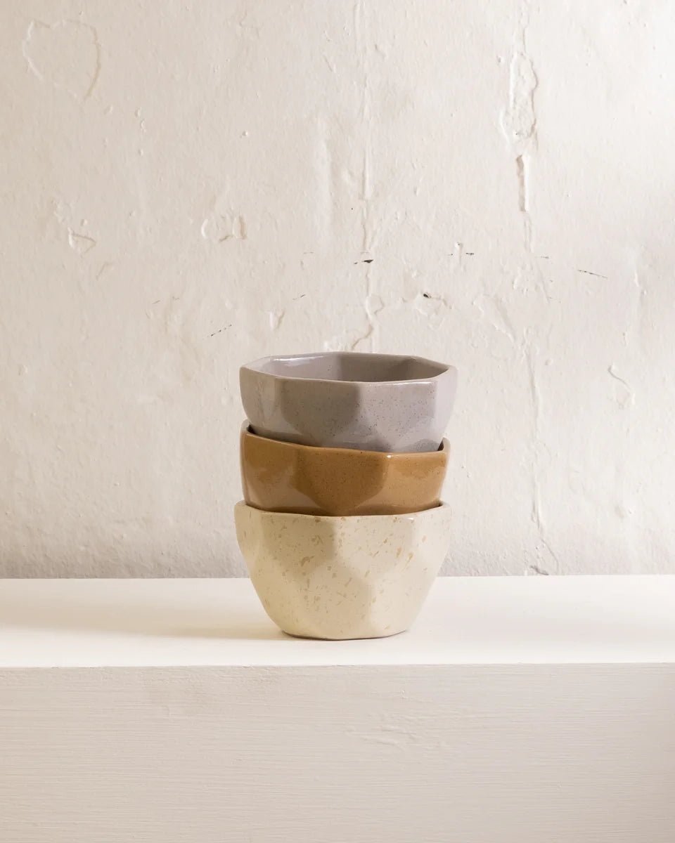 Elin faceted bowl - La Casa by Importante