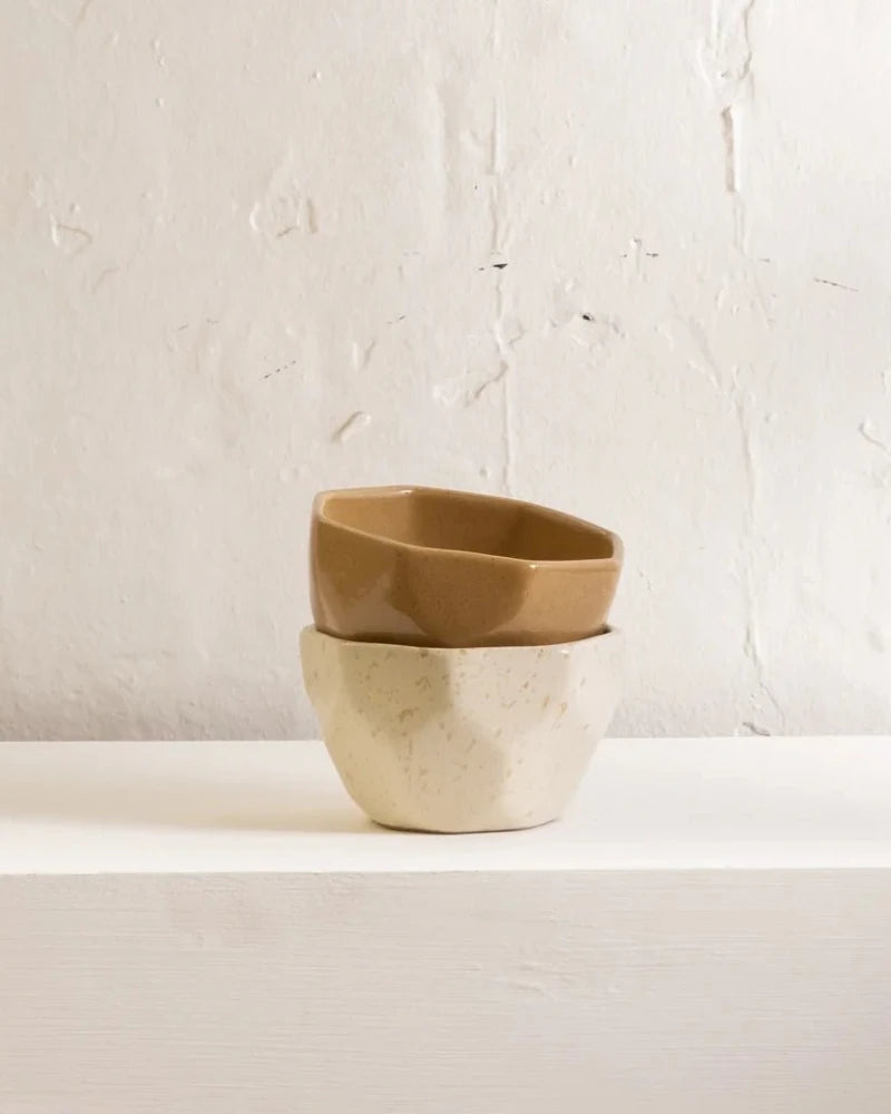 Elin faceted bowl - La Casa by Importante