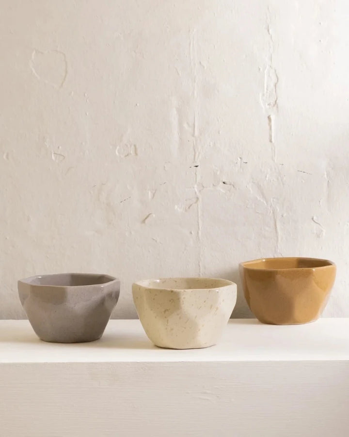 Elin faceted bowl - La Casa by Importante