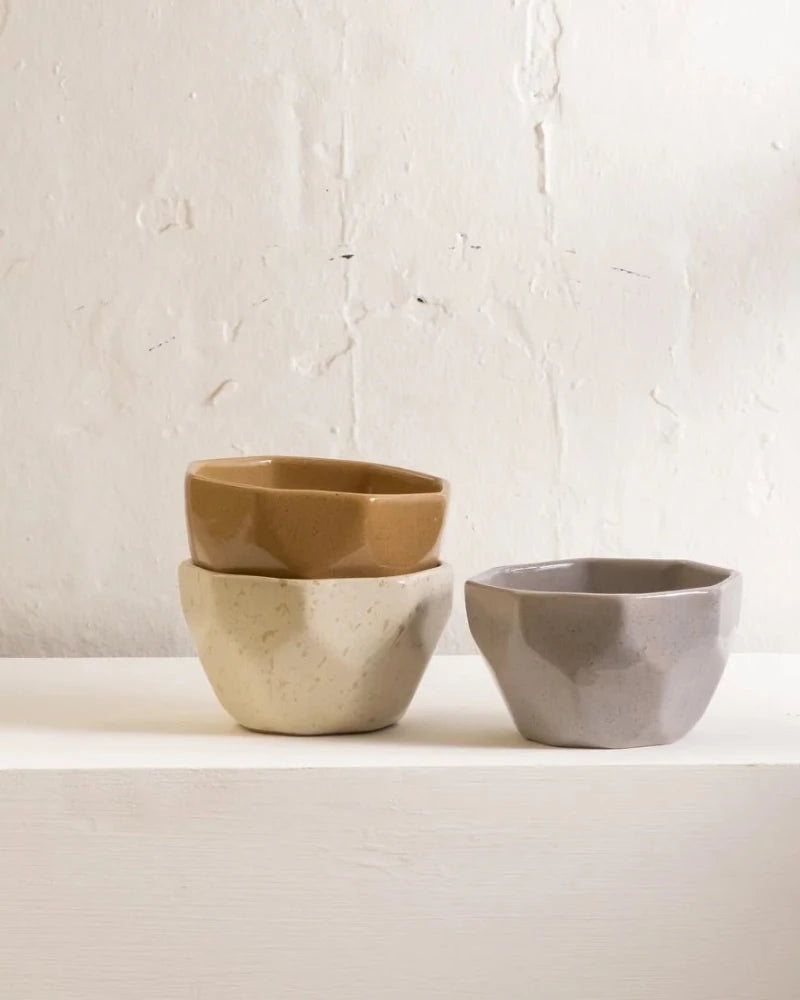 Elin faceted bowl - La Casa by Importante