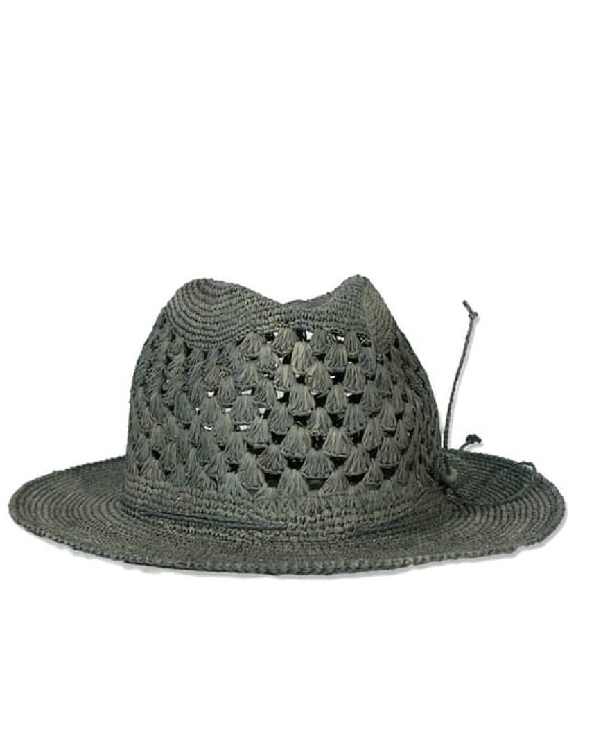 Elisabeth Raffia hat - Light Grey - La Casa by Importante