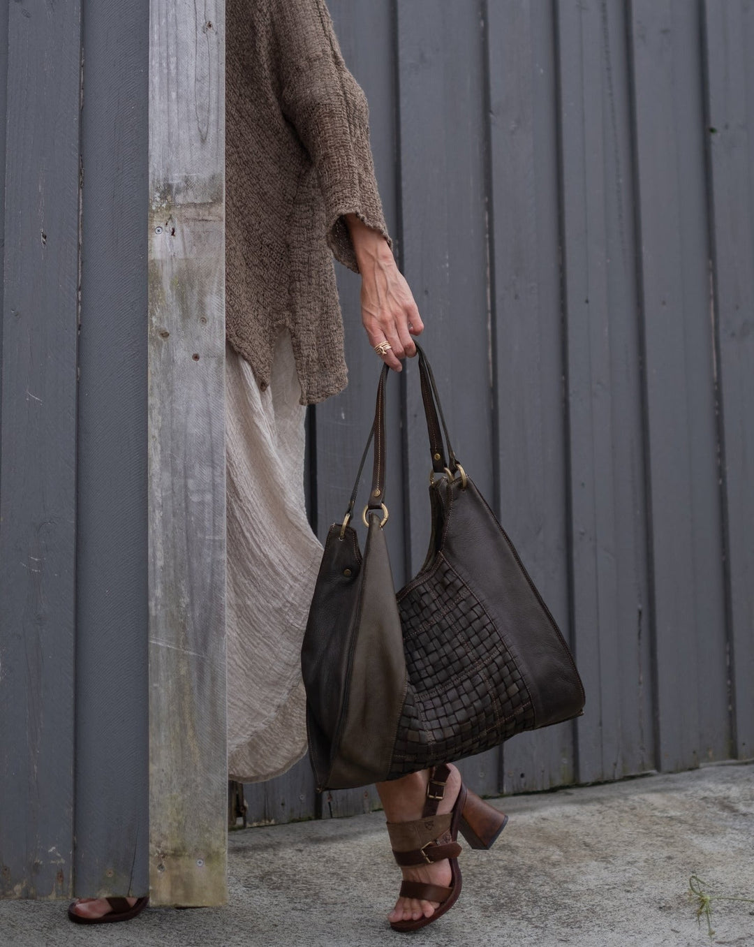 ESTER - TWIST SHOPPING BAG - La Casa by Importante