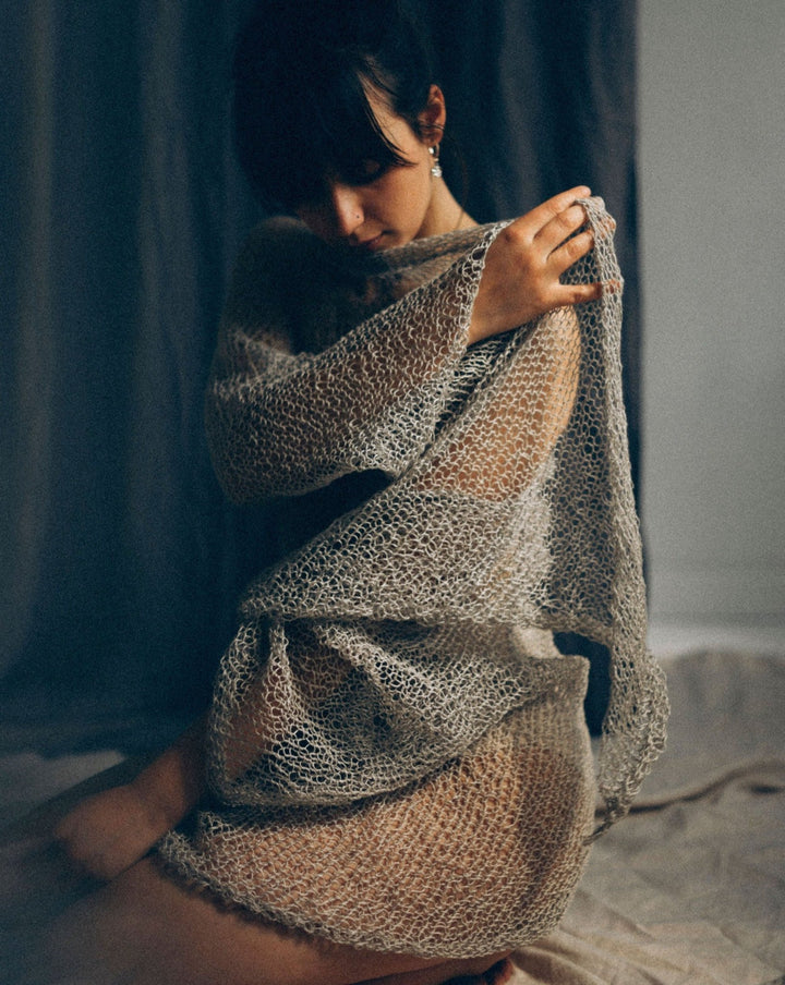 EWA HANDKNITTED CARDIGAN - La Casa by Importante