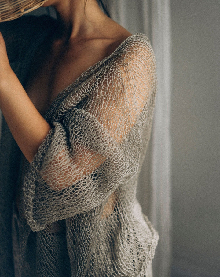 EWA HANDKNITTED CARDIGAN - La Casa by Importante