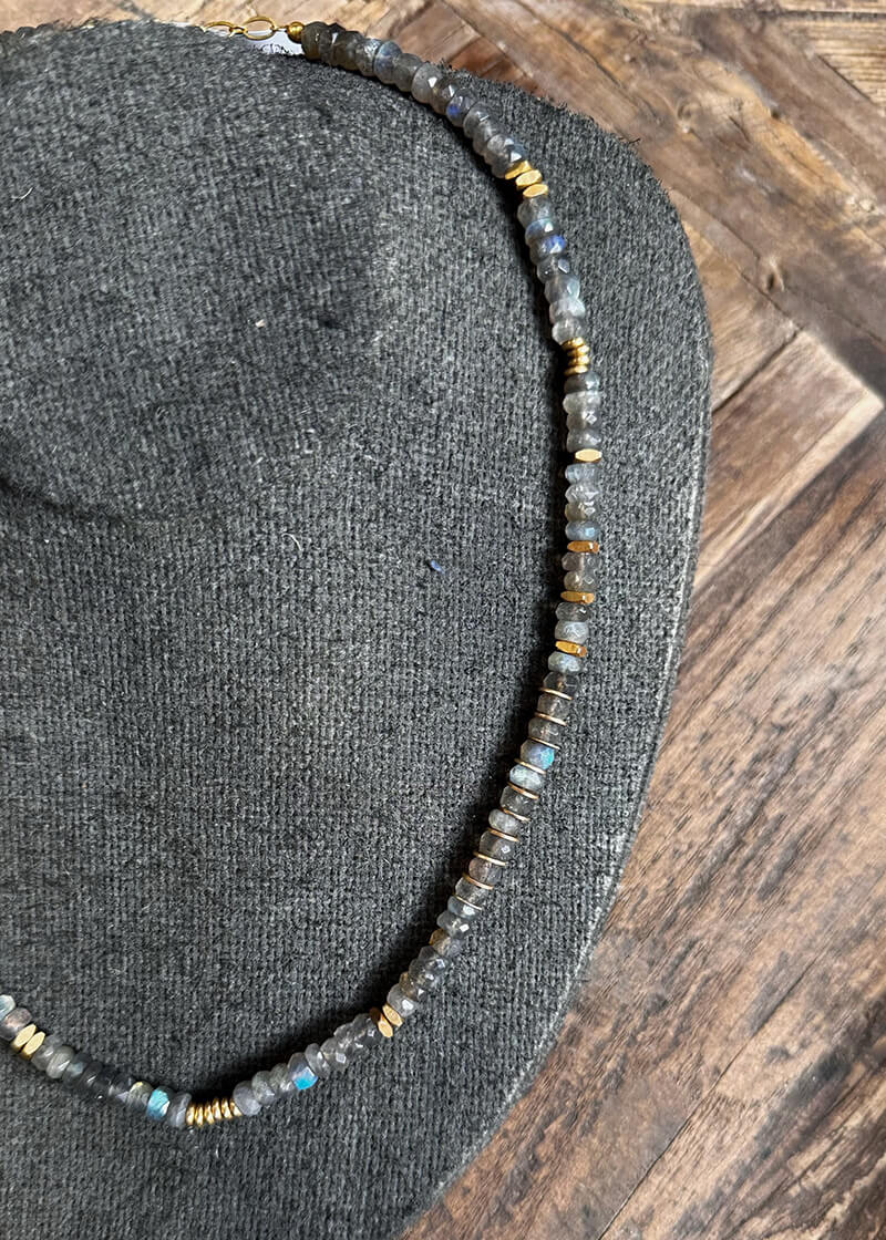 GOPALA LABRADORITE NECKLACE - La Casa by Importante