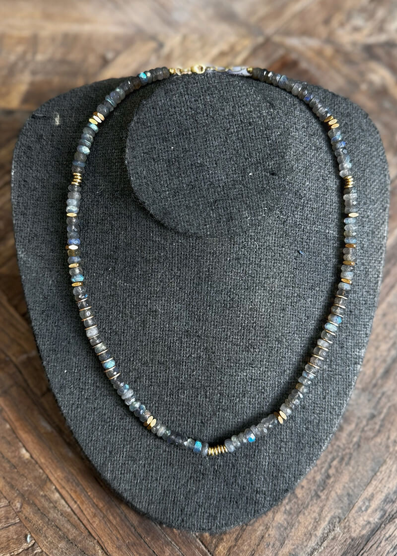 GOPALA LABRADORITE NECKLACE - La Casa by Importante