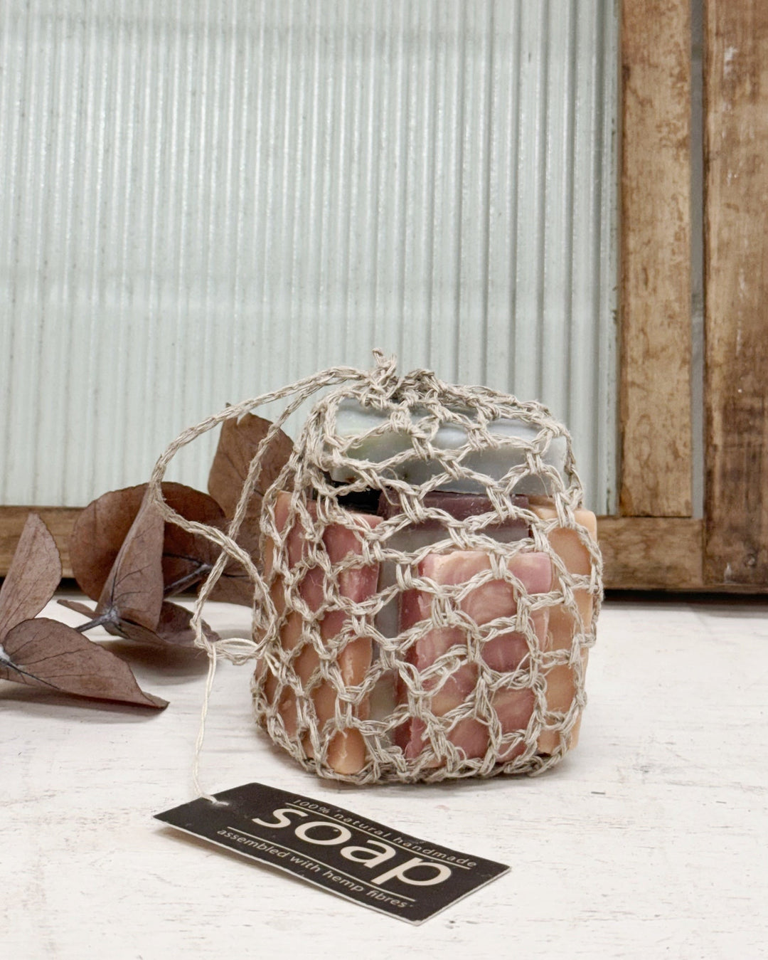 Hemp bag with soap pieces - La Casa by Importante