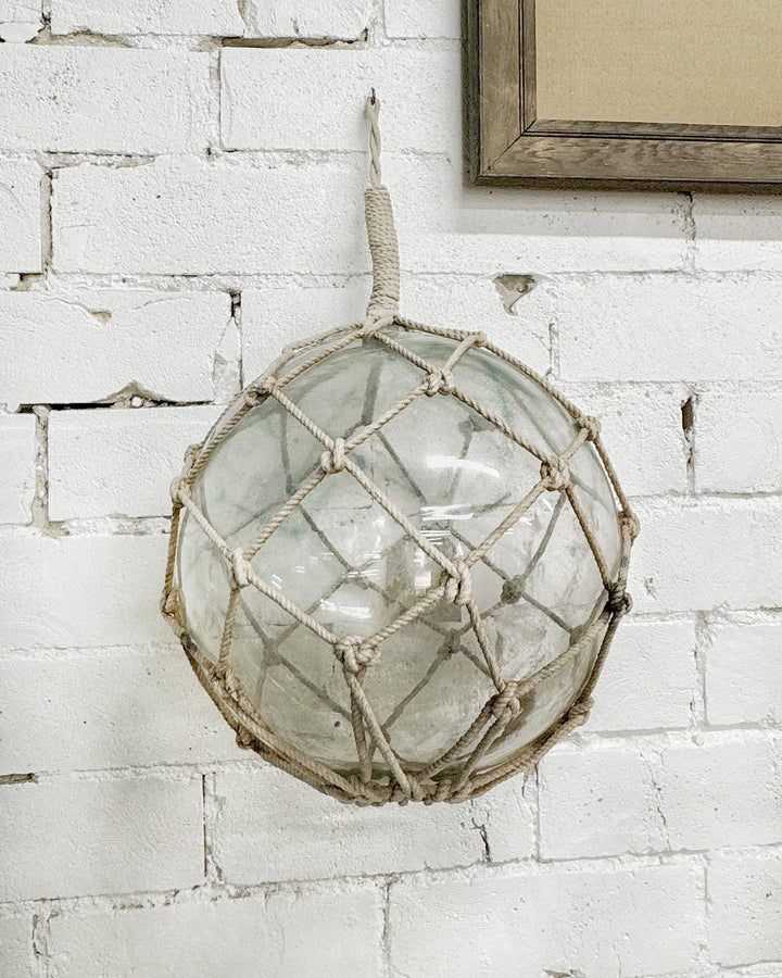 Large vintage glass fishing float - La Casa by Importante