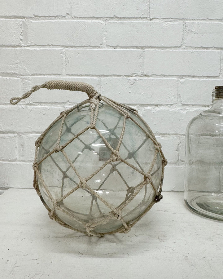 Large vintage glass fishing float - La Casa by Importante