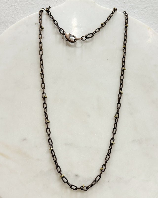 Mixed metal chain necklace - La Casa by Importante