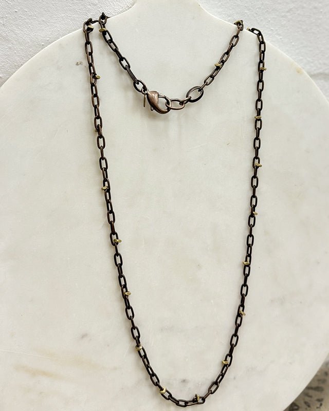 Mixed metal chain necklace - La Casa by Importante