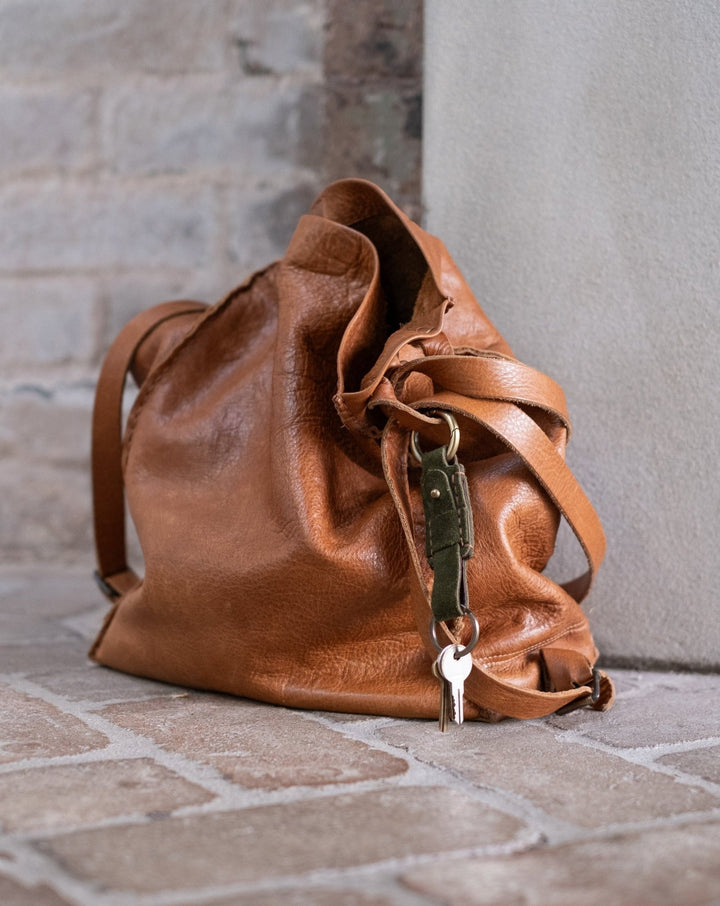 PORTACHIAVI - Leather keychain - La Casa by Importante