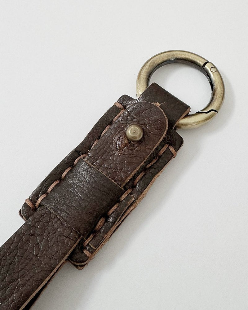 PORTACHIAVI - Leather keychain - La Casa by Importante