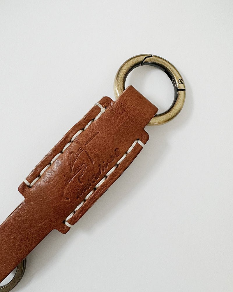 PORTACHIAVI - Leather keychain - La Casa by Importante