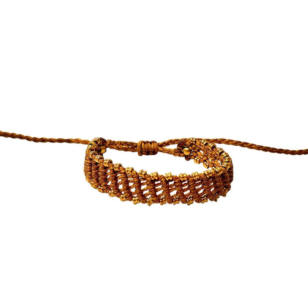 PREM MACRAME BRACELET - Mustard - La Casa by Importante