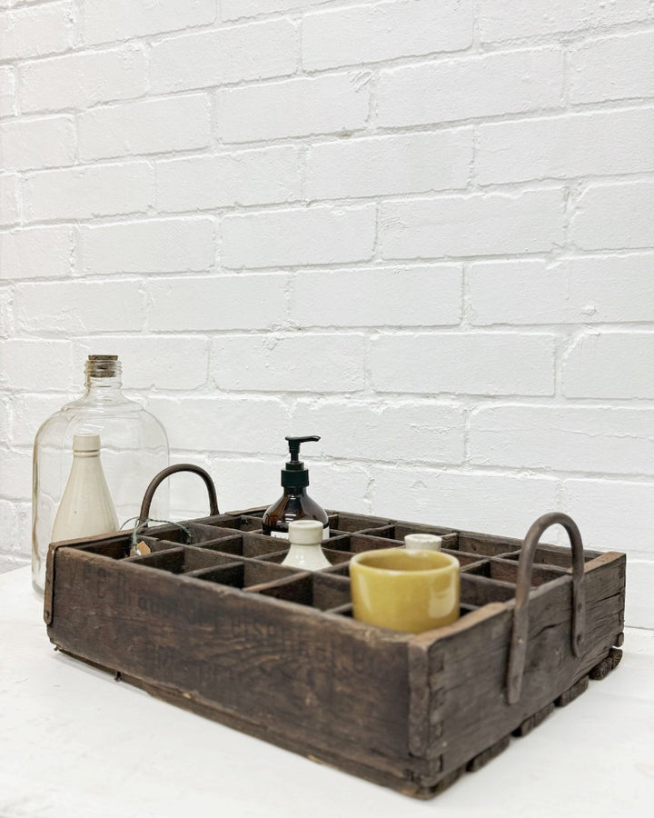 Rustic Timber Bottle Holder - La Casa by Importante