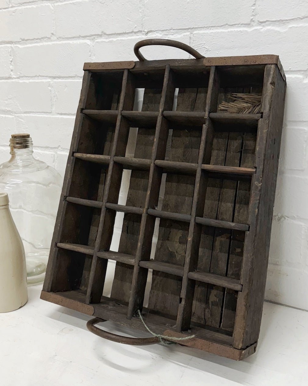 Rustic Timber Bottle Holder - La Casa by Importante