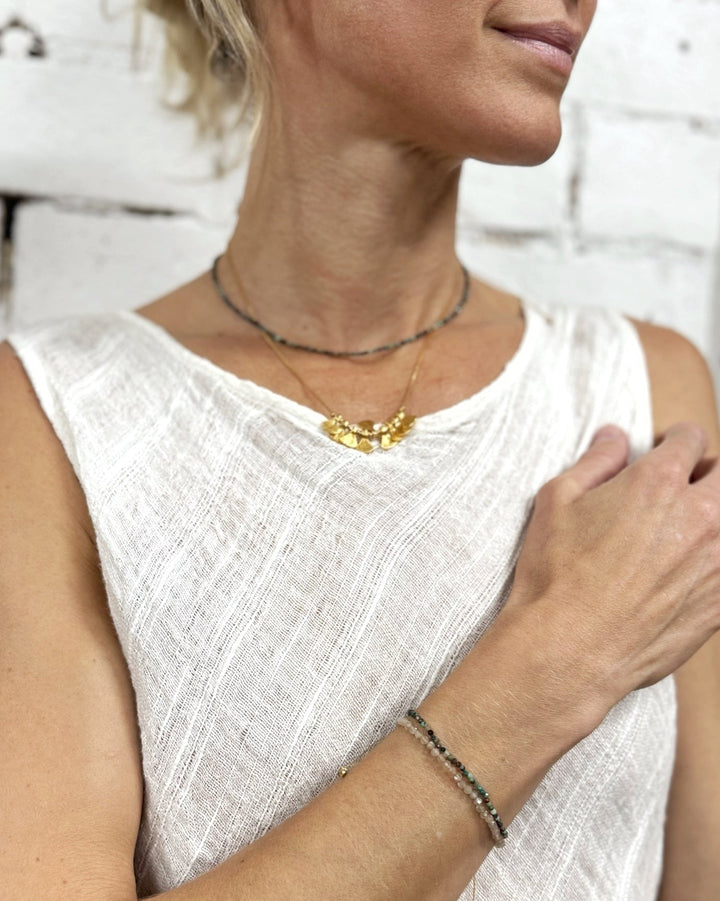 Shakti Gold-plated brass necklace - La Casa by Importante