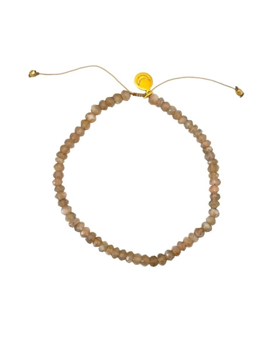 Thar desert peach moonstone bracelet - La Casa by Importante