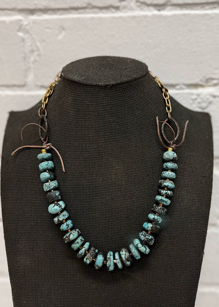 Tibetan turquoise Necklace - La Casa by Importante