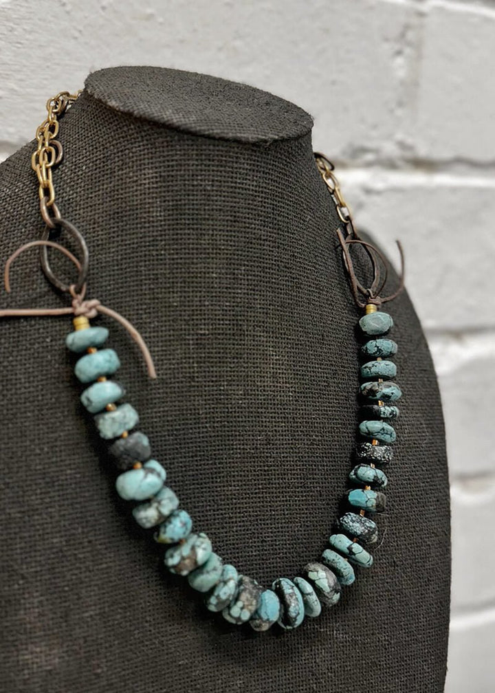 Tibetan turquoise Necklace - La Casa by Importante