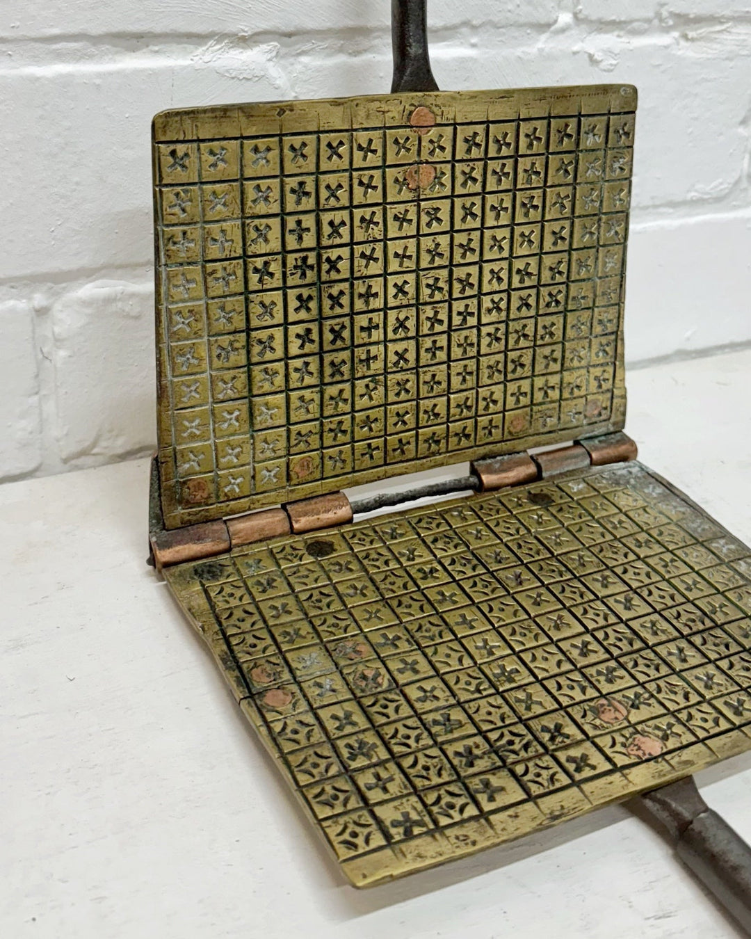 Vintage brass bread press - La Casa by Importante