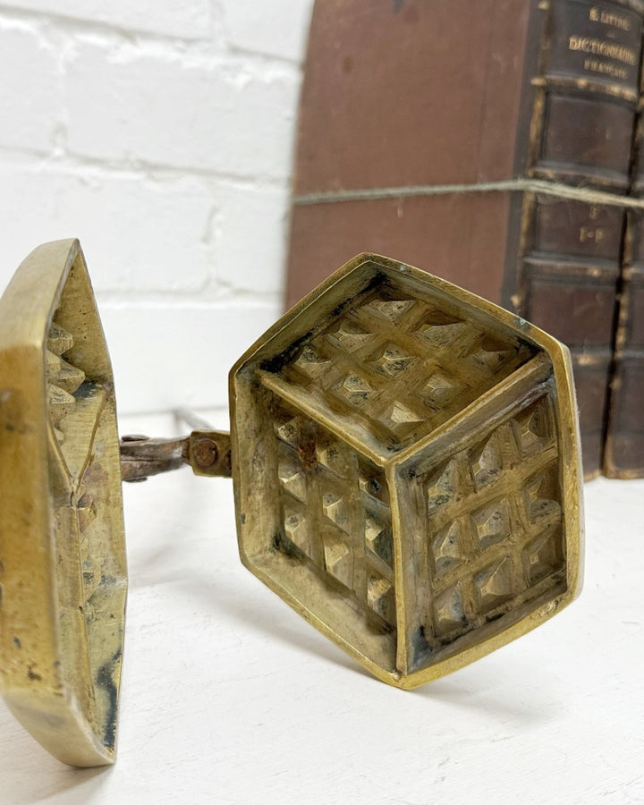 Vintage brass waffle maker - La Casa by Importante