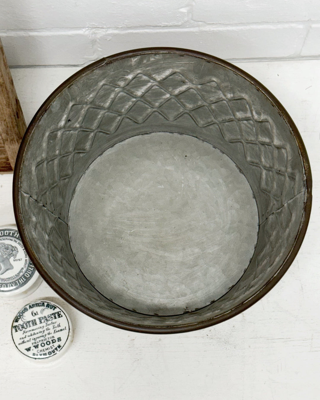 Vintage galvanised tub - La Casa by Importante