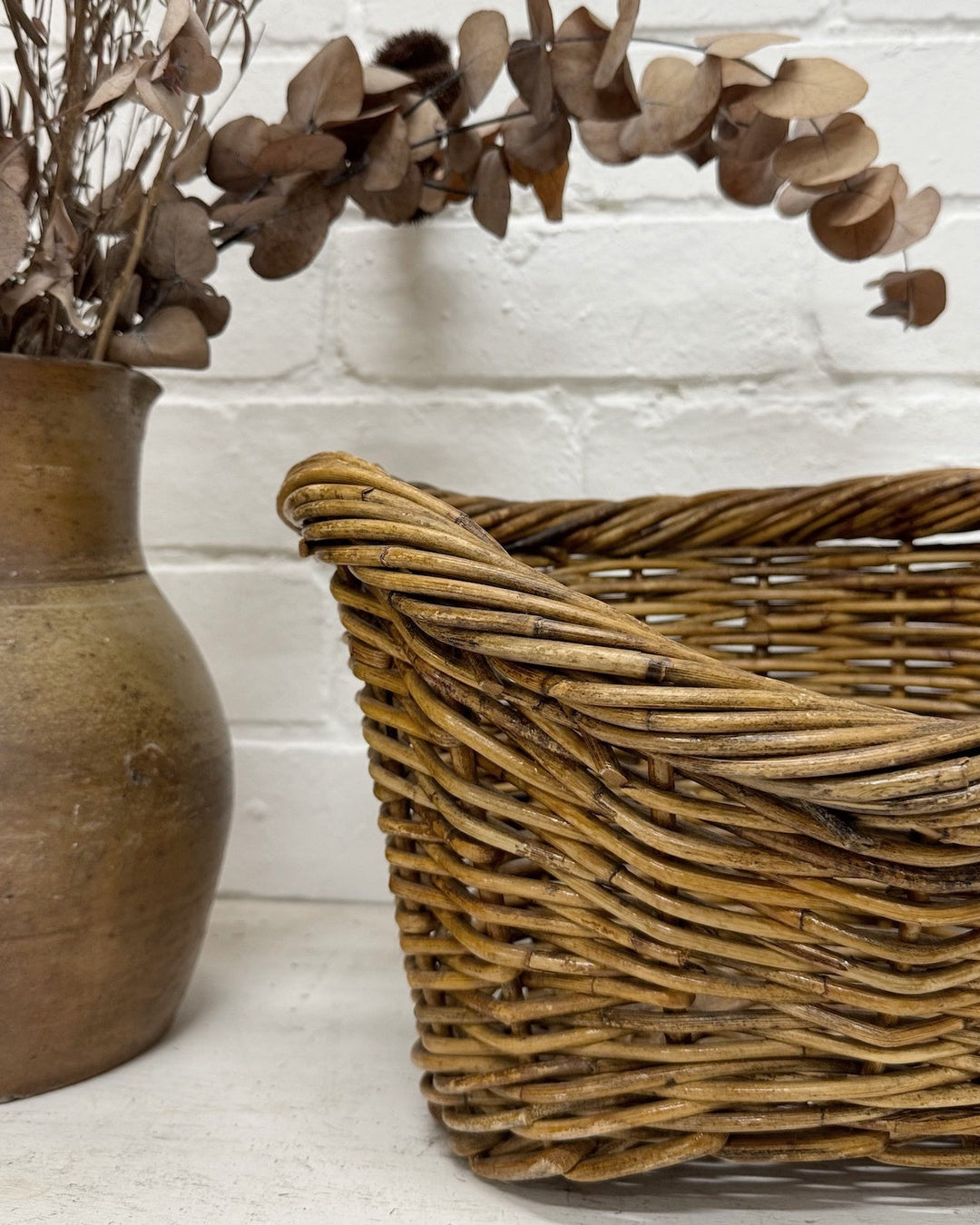 Vintage shaped cane baskets - La Casa by Importante