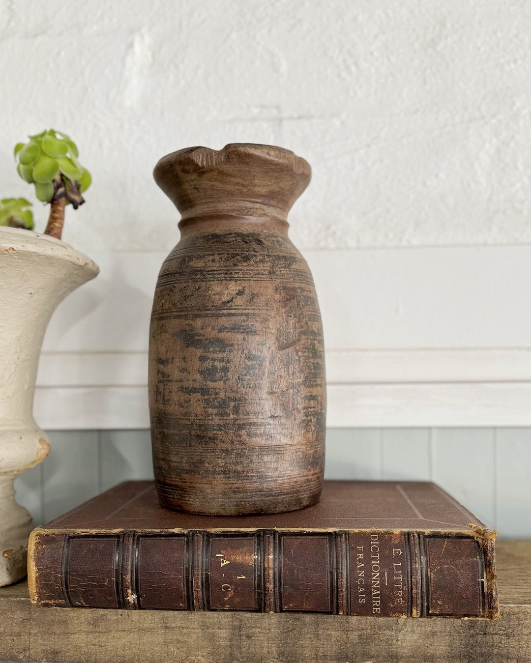 Vintage Wooden milk jug - La Casa by Importante